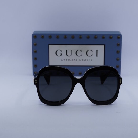 Gucci GG1240S 001 Round Sunglasses - Black\\Grey main image 9